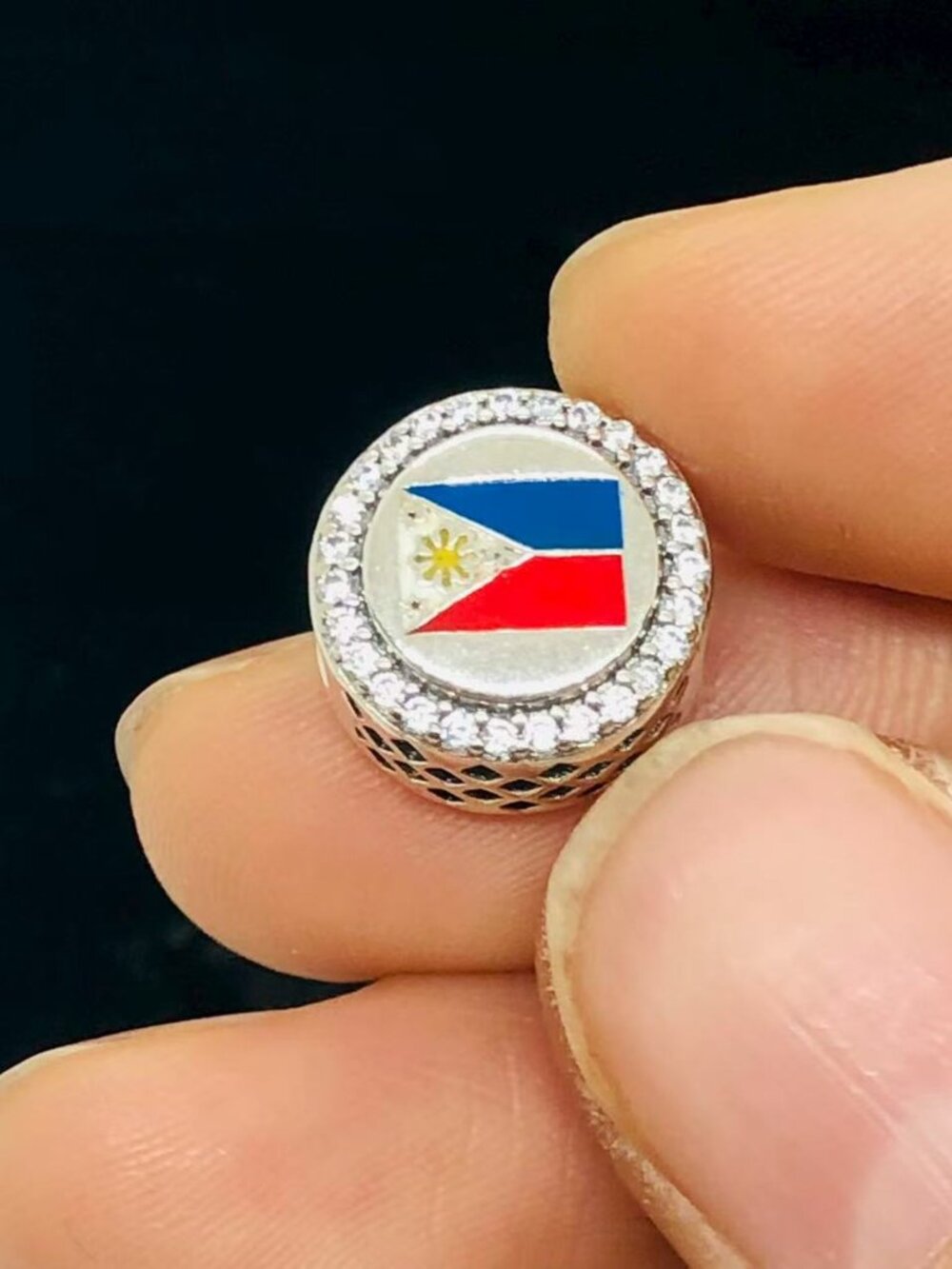 ✨🔥Pandora Philippines Exclusive Country Flag Charm Bead S925 Silver with box